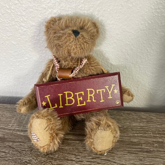 Boyds Bears Liberty Plush Bear 2009 Patriotic Enesco LTD Edition 8" w/ Tag USA - Picture 10 of 12
